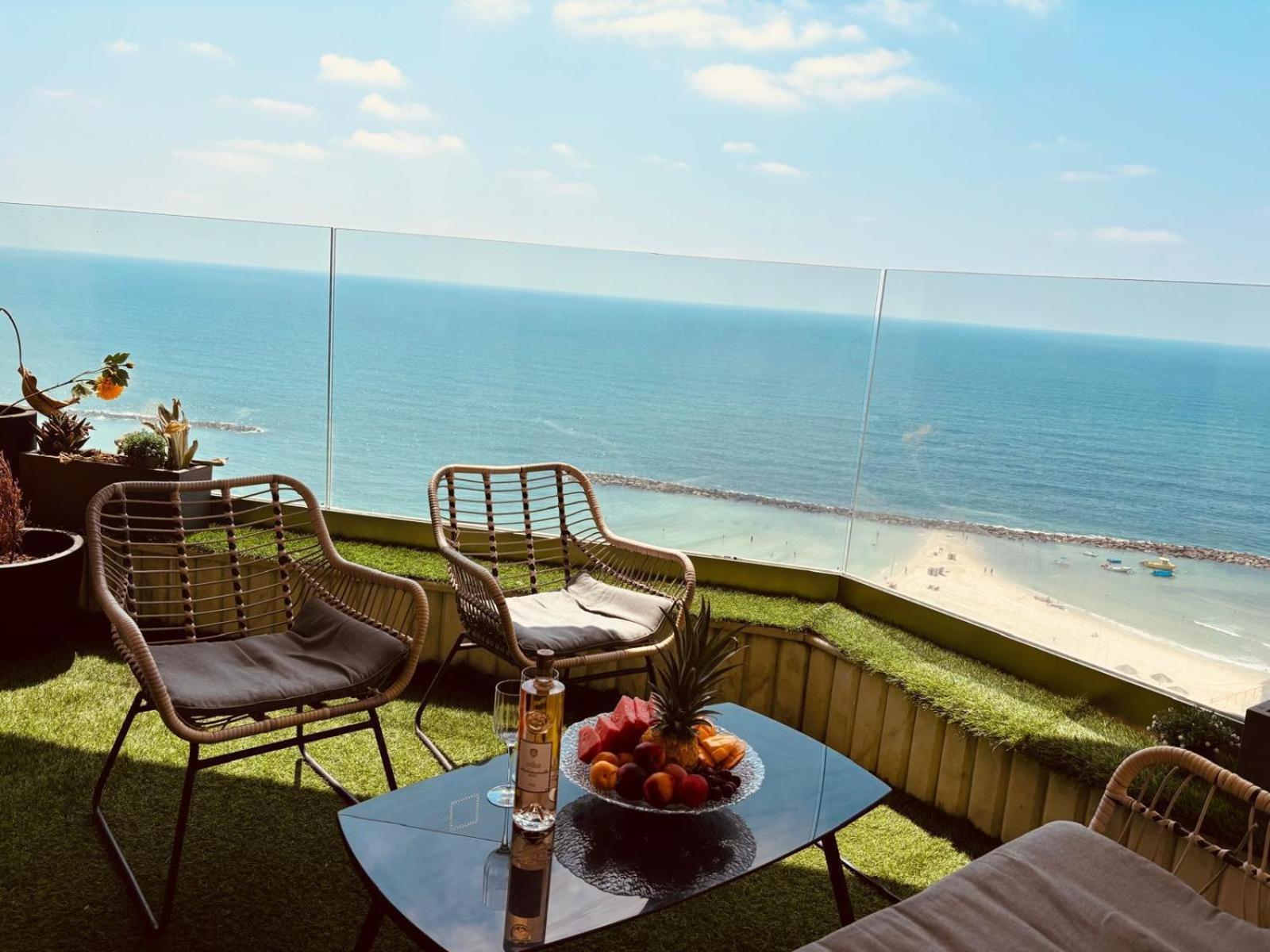 Sea-Front Apartment נתניה מראה חיצוני תמונה